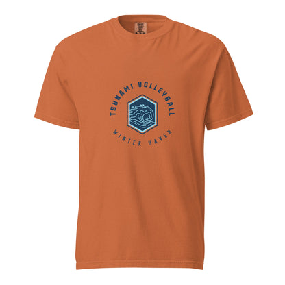 Signature | Comfort Colors T-Shirt | Tsunami Volleyball Club | Crest Logo