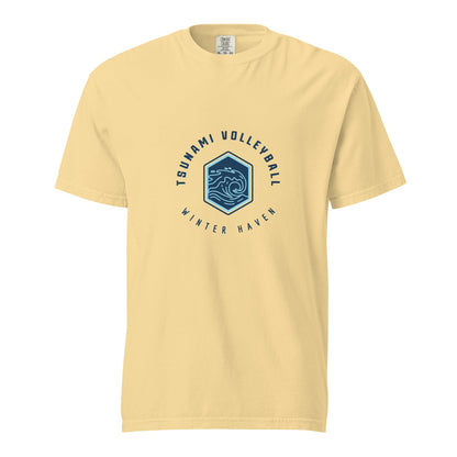 Signature | Comfort Colors T-Shirt | Tsunami Volleyball Club | Crest Logo