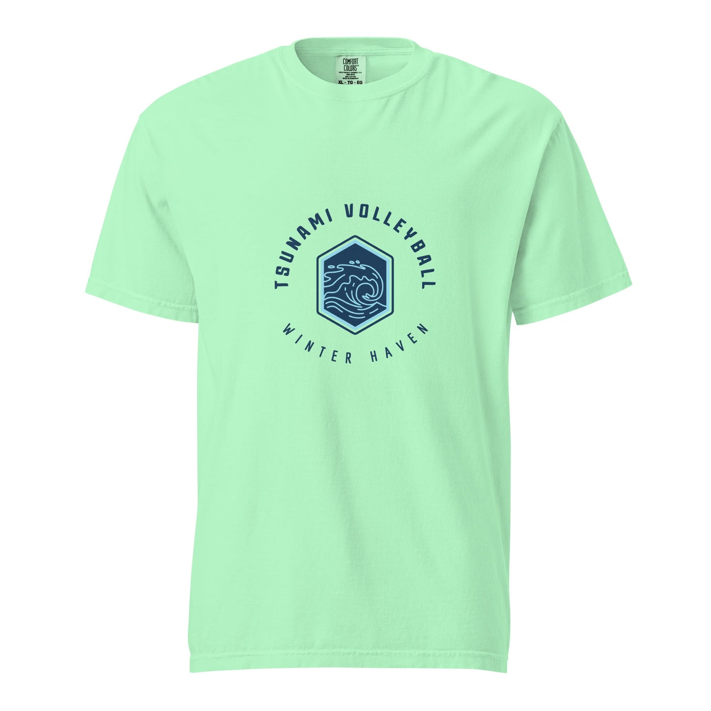 Signature | Comfort Colors T-Shirt | Tsunami Volleyball Club | Crest Logo