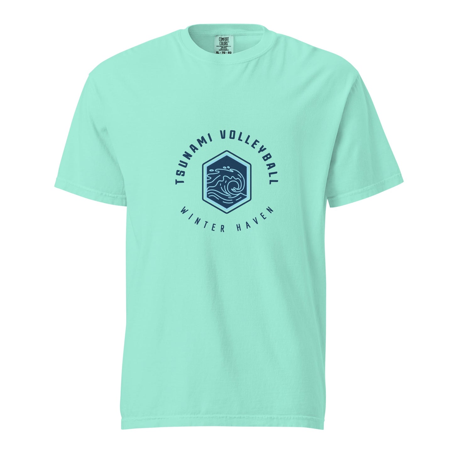 Signature | Comfort Colors T-Shirt | Tsunami Volleyball Club | Crest Logo
