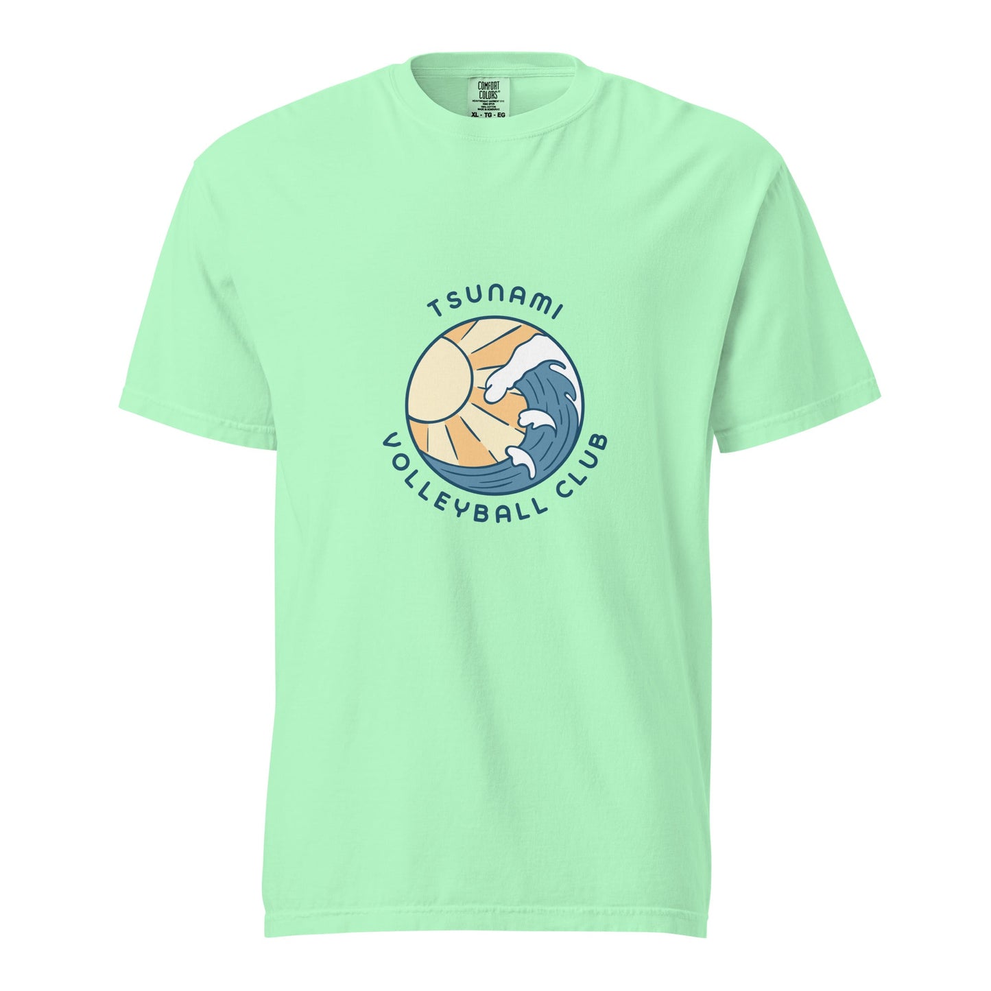 Signature | Comfort Colors T-Shirt | Tsunami Volleyball Club | Emblem Logo