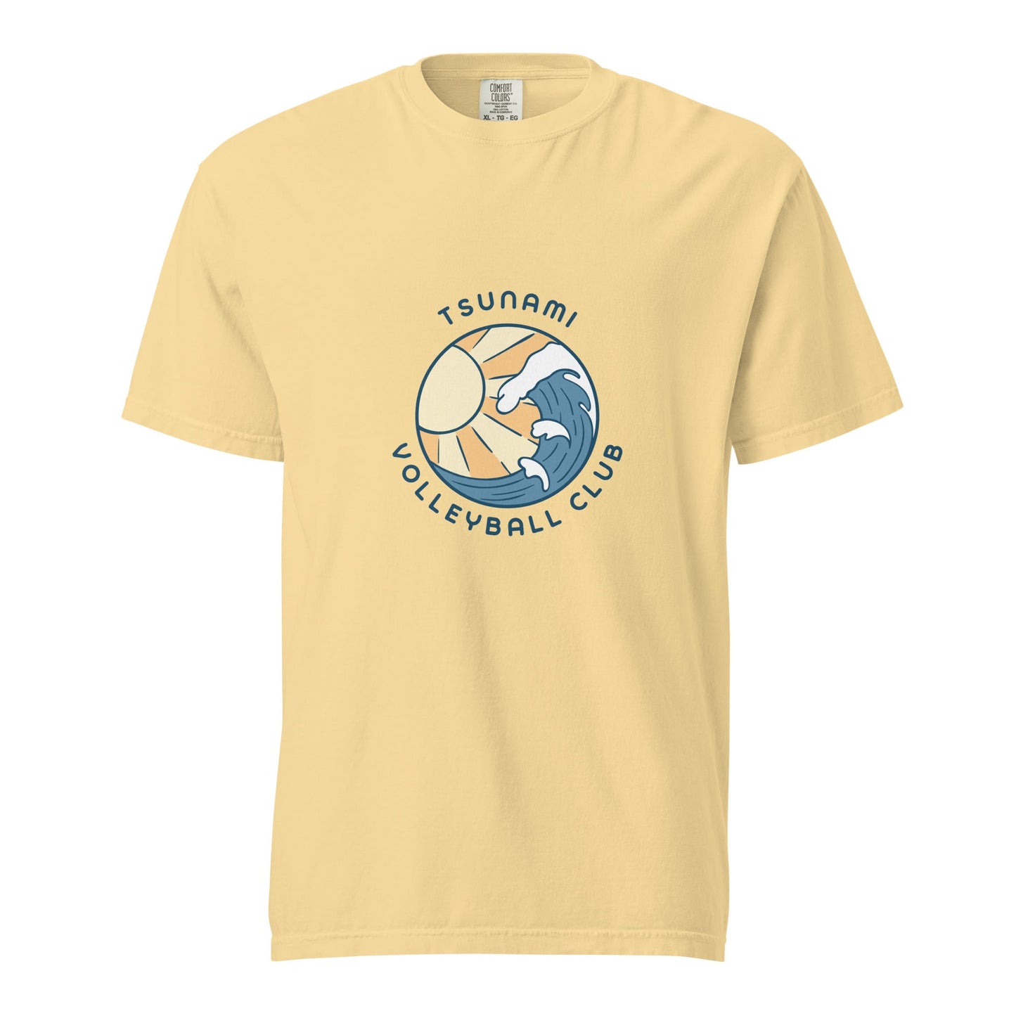 Signature | Comfort Colors T-Shirt | Tsunami Volleyball Club | Emblem Logo