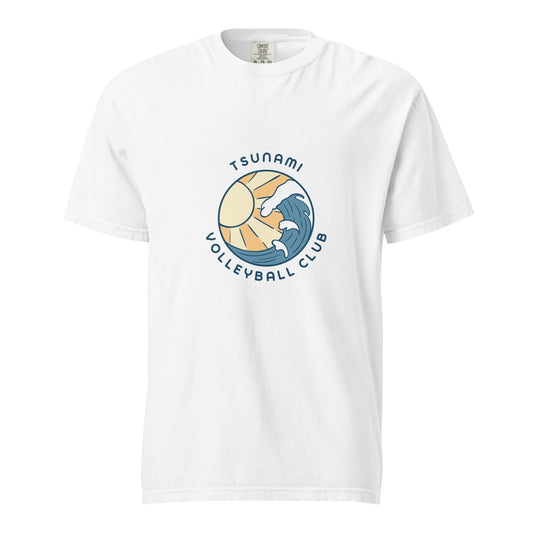 Signature | Comfort Colors T-Shirt | Tsunami Volleyball Club | Emblem Logo