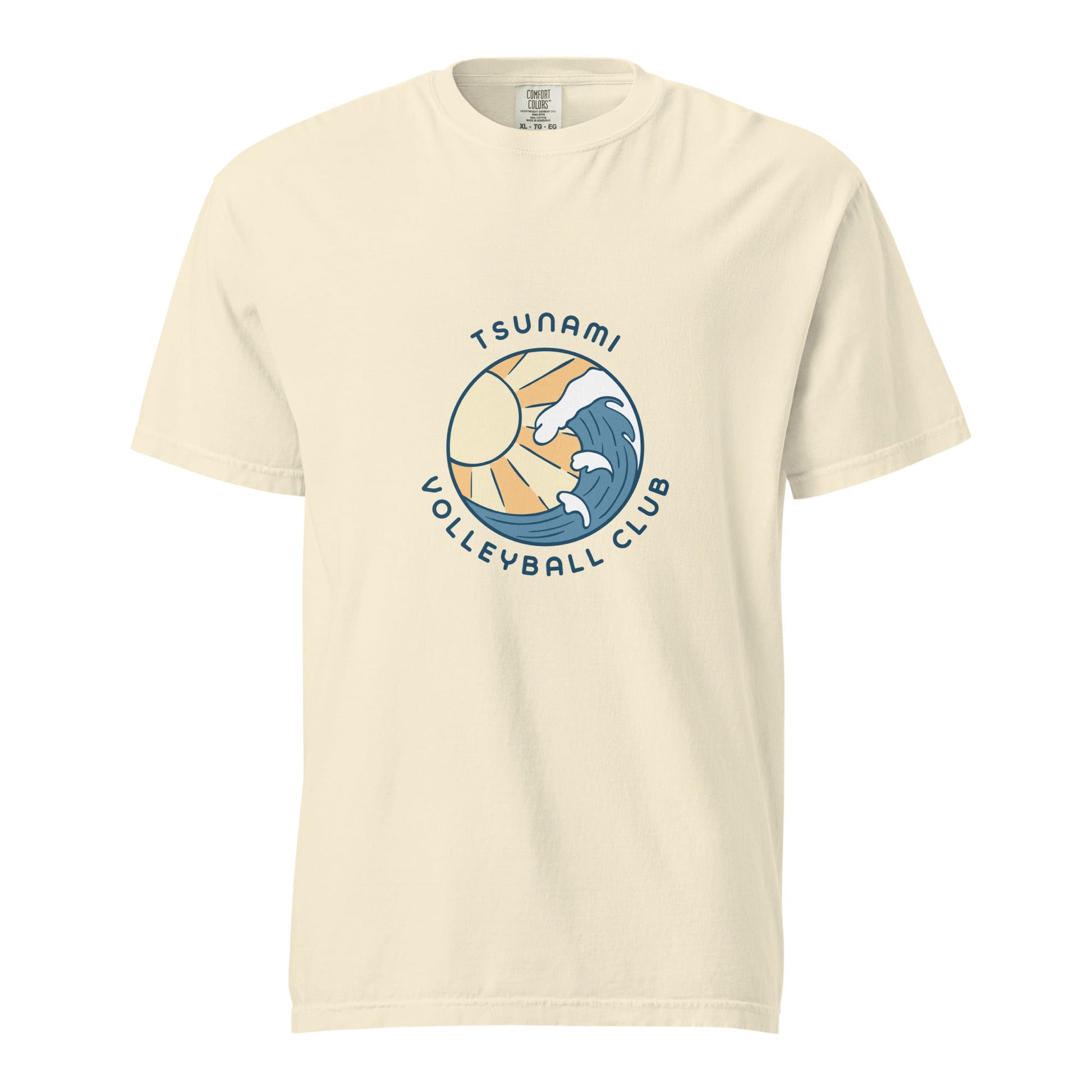Signature | Comfort Colors T-Shirt | Tsunami Volleyball Club | Emblem Logo