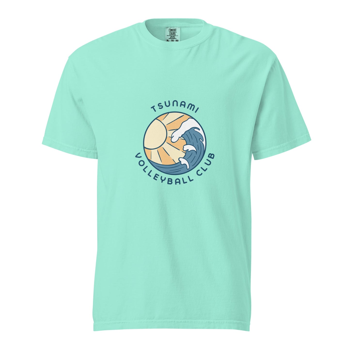 Signature | Comfort Colors T-Shirt | Tsunami Volleyball Club | Emblem Logo