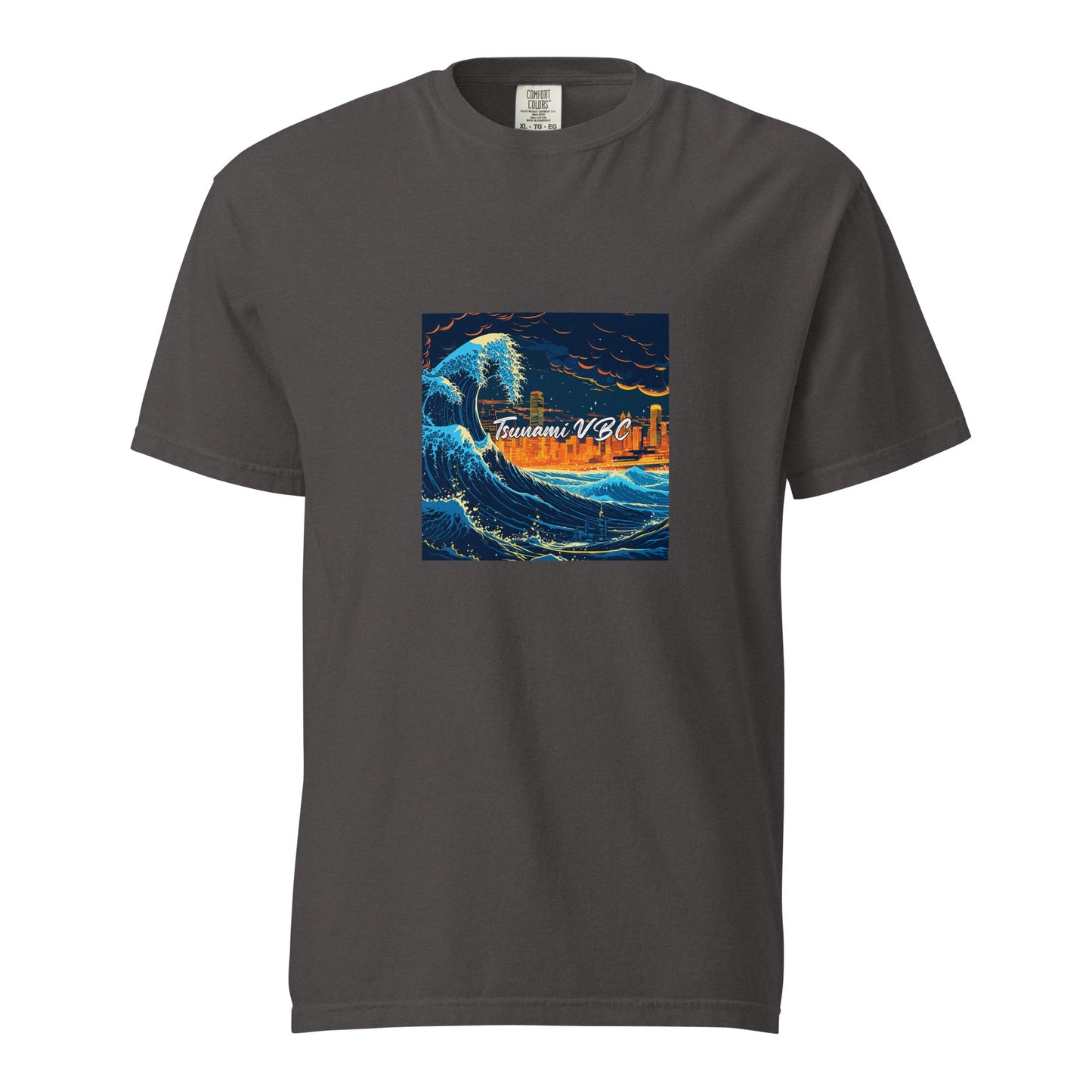 Signature | Comfort Colors T-Shirt | Tsunami Volleyball Club | Glow Tide Athletics Logo
