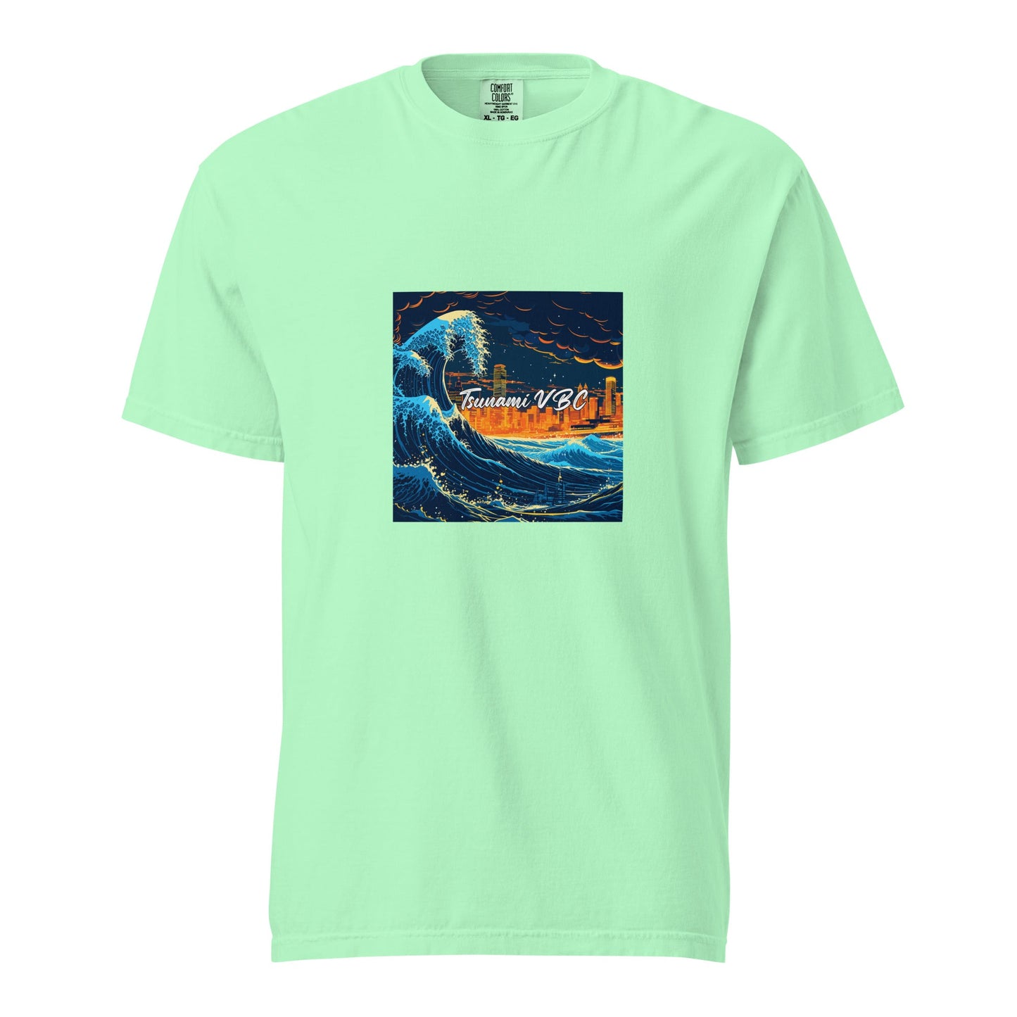 Signature | Comfort Colors T-Shirt | Tsunami Volleyball Club | Glow Tide Athletics Logo