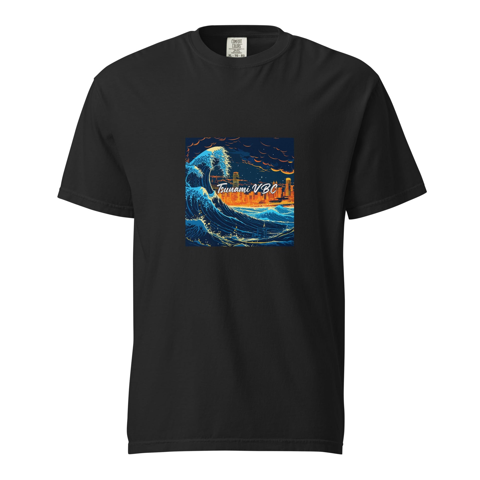 Signature | Comfort Colors T-Shirt | Tsunami Volleyball Club | Glow Tide Athletics Logo