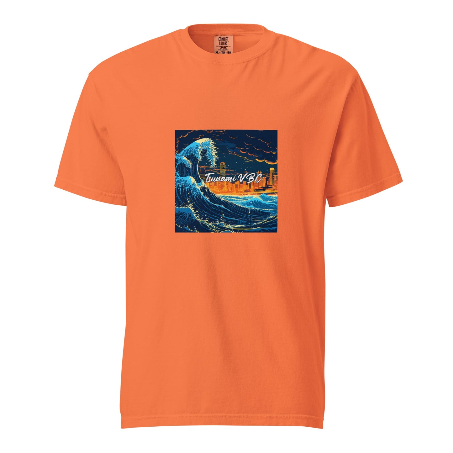 Signature | Comfort Colors T-Shirt | Tsunami Volleyball Club | Glow Tide Athletics Logo
