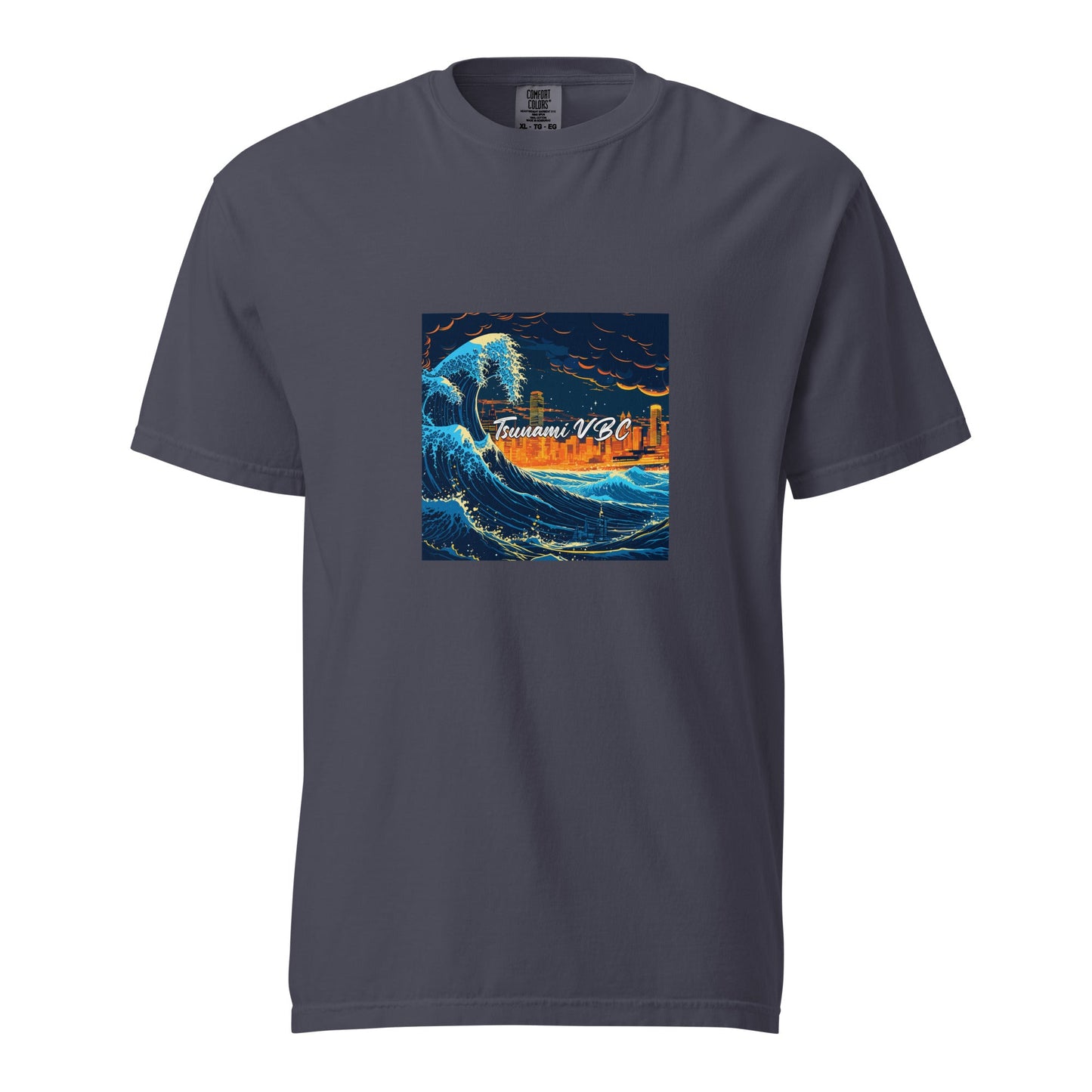 Signature | Comfort Colors T-Shirt | Tsunami Volleyball Club | Glow Tide Athletics Logo