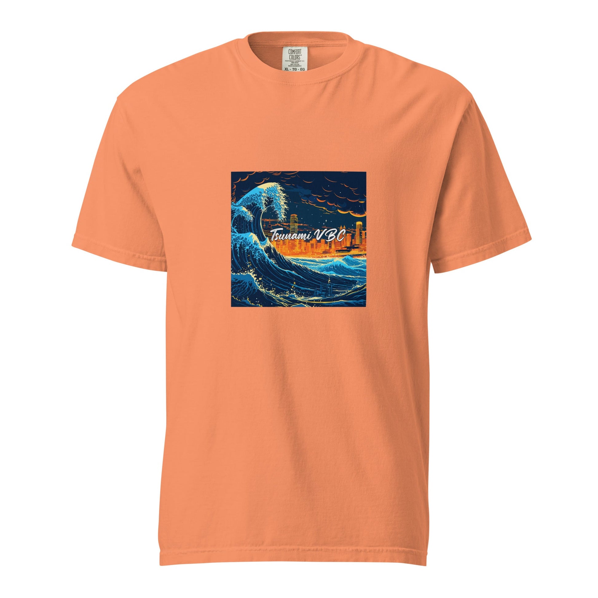 Signature | Comfort Colors T-Shirt | Tsunami Volleyball Club | Glow Tide Athletics Logo