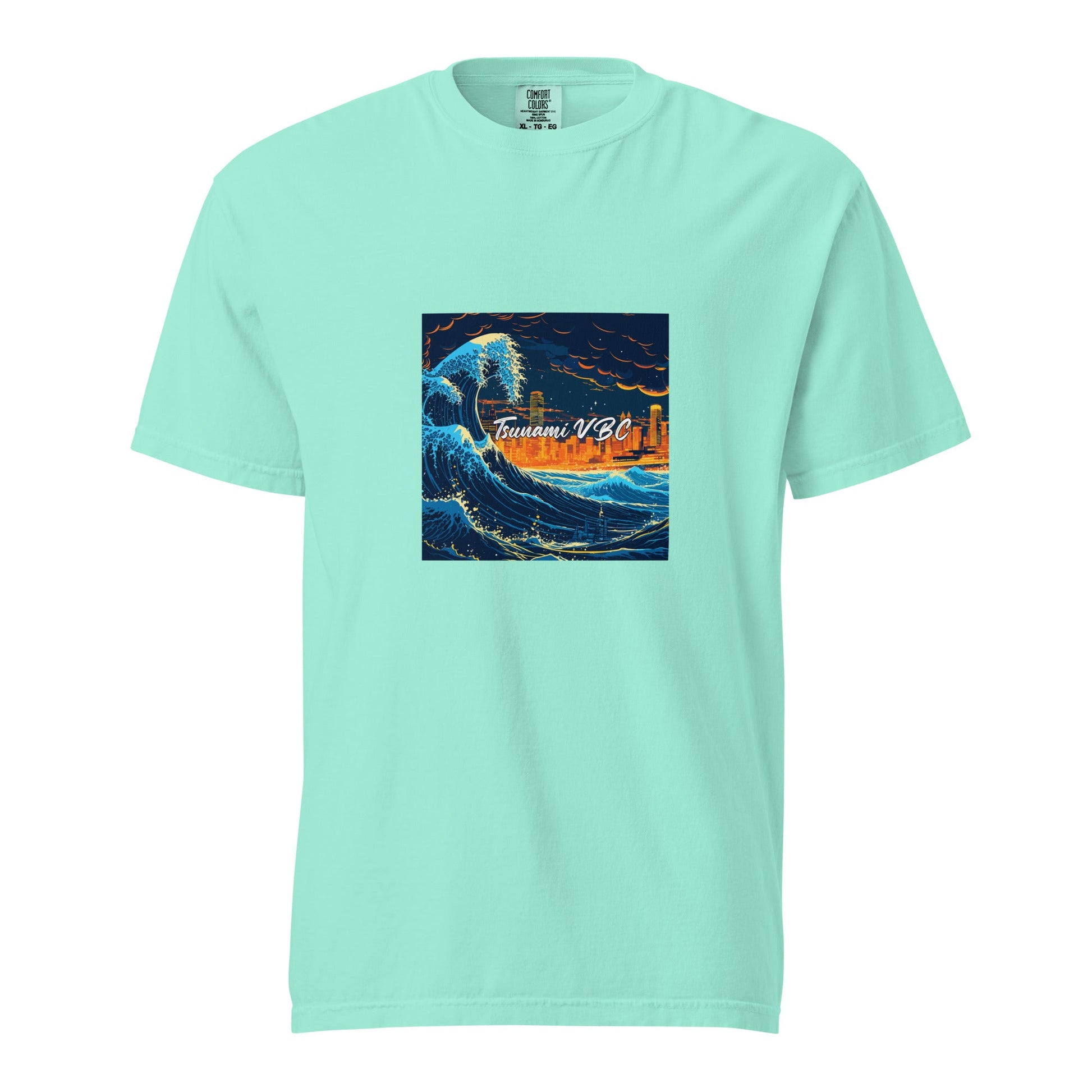 Signature | Comfort Colors T-Shirt | Tsunami Volleyball Club | Glow Tide Athletics Logo
