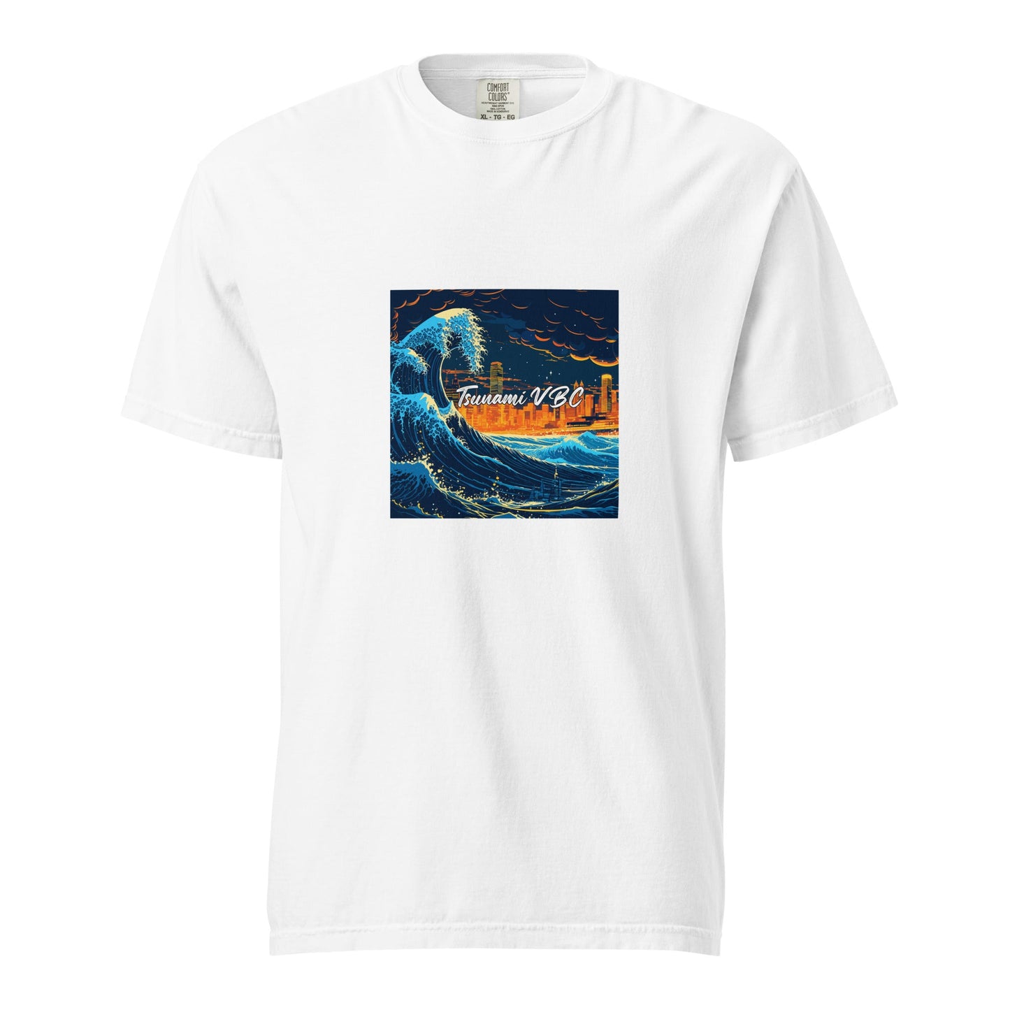 Signature | Comfort Colors T-Shirt | Tsunami Volleyball Club | Glow Tide Athletics Logo