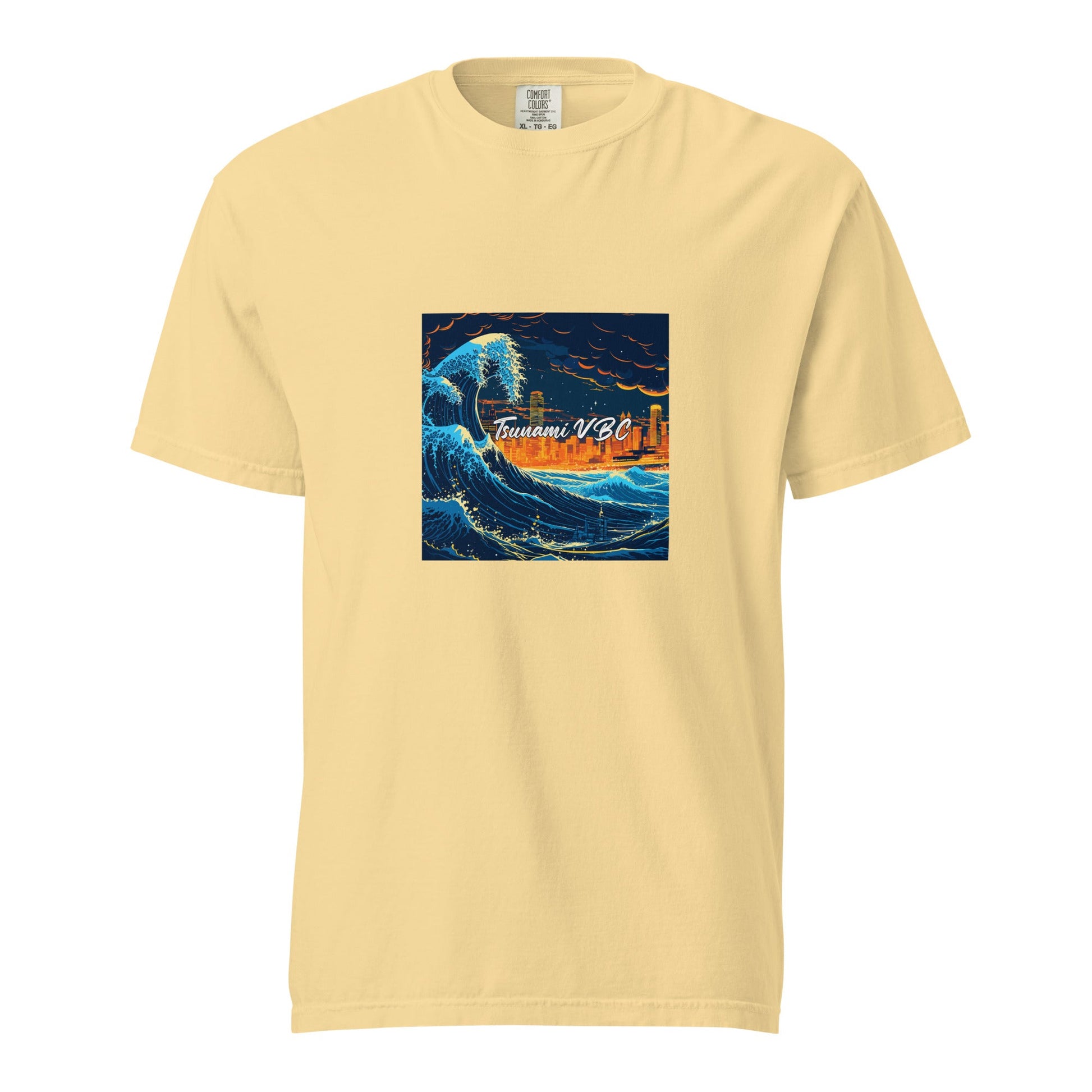 Signature | Comfort Colors T-Shirt | Tsunami Volleyball Club | Glow Tide Athletics Logo