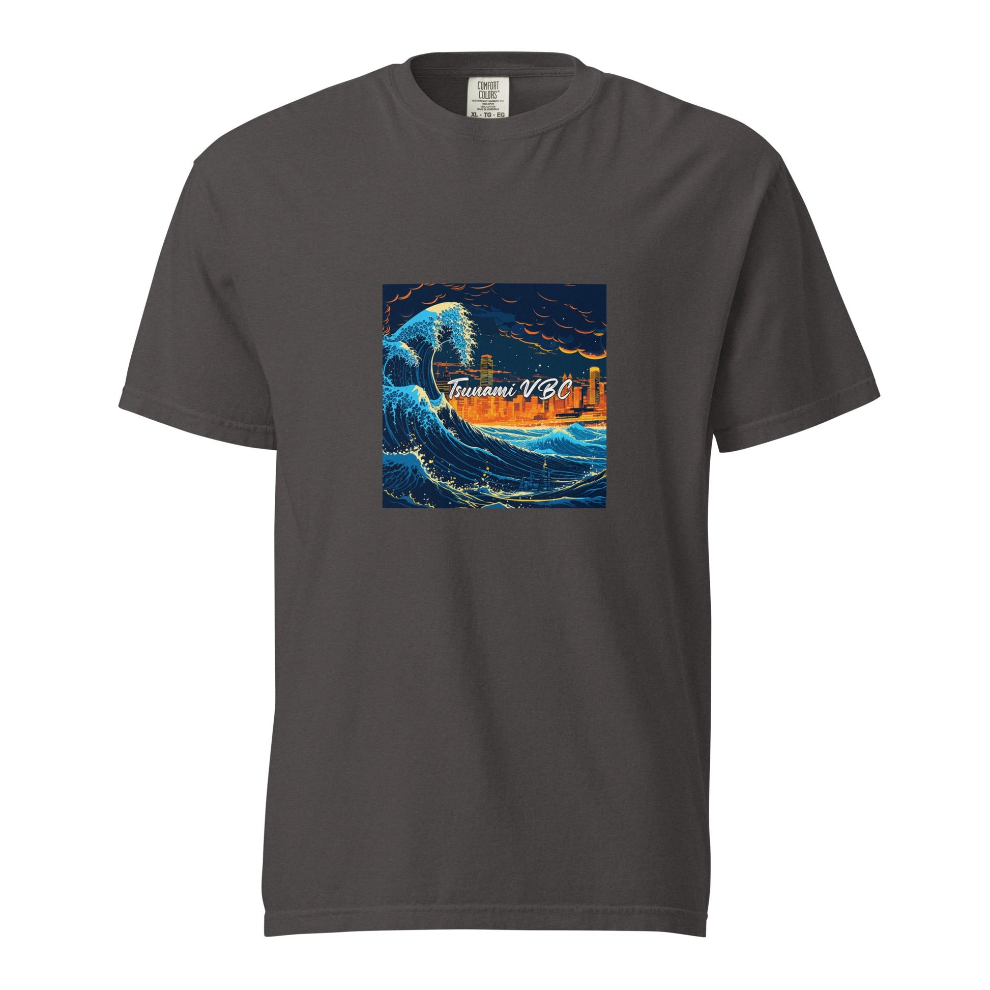 Signature | Comfort Colors T-Shirt | Tsunami Volleyball Club | Glow Tide Athletics Logo