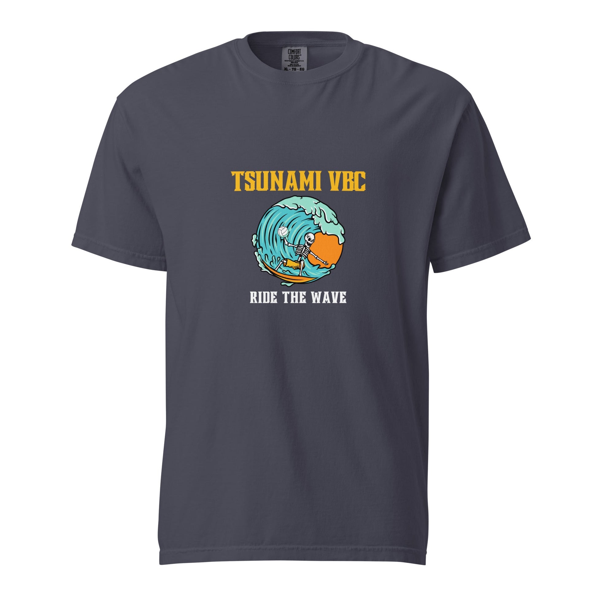 Signature | Comfort Colors T-Shirt | Tsunami Volleyball Club | Surf Wave VBC Logo