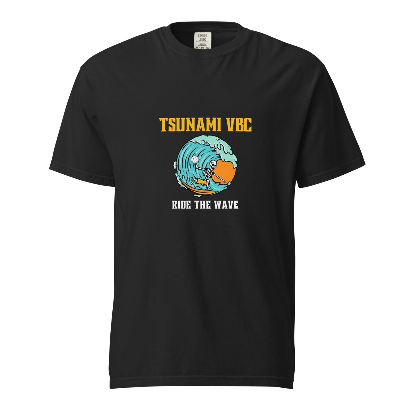 Signature | Comfort Colors T-Shirt | Tsunami Volleyball Club | Surf Wave VBC Logo