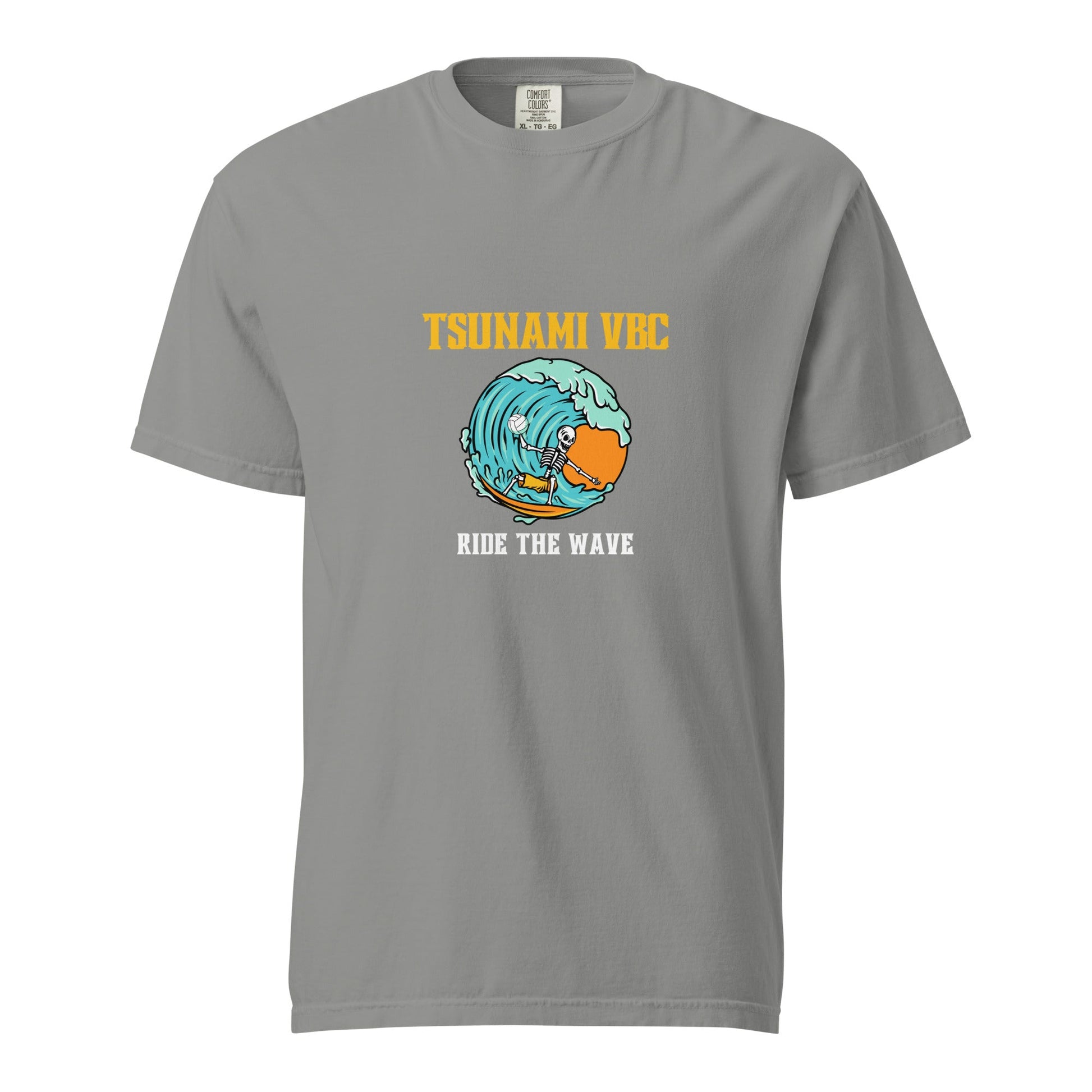 Signature | Comfort Colors T-Shirt | Tsunami Volleyball Club | Surf Wave VBC Logo