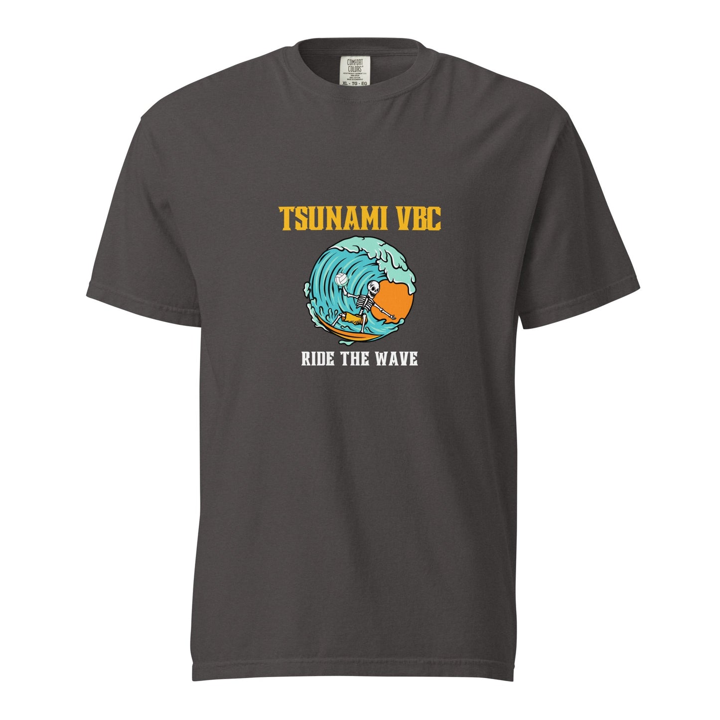 Signature | Comfort Colors T-Shirt | Tsunami Volleyball Club | Surf Wave VBC Logo