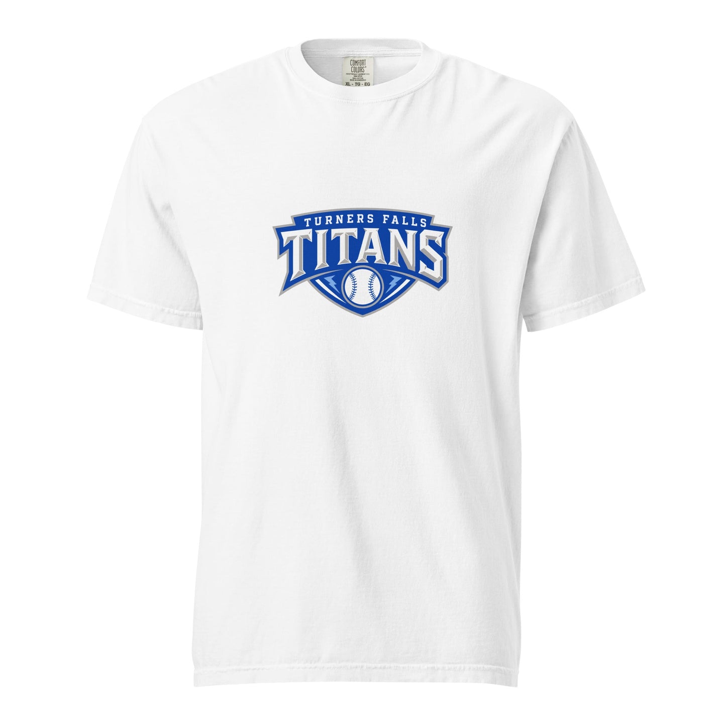Signature | Comfort Colors T-Shirt | Turners Falls Titans | Titan Crest Logo