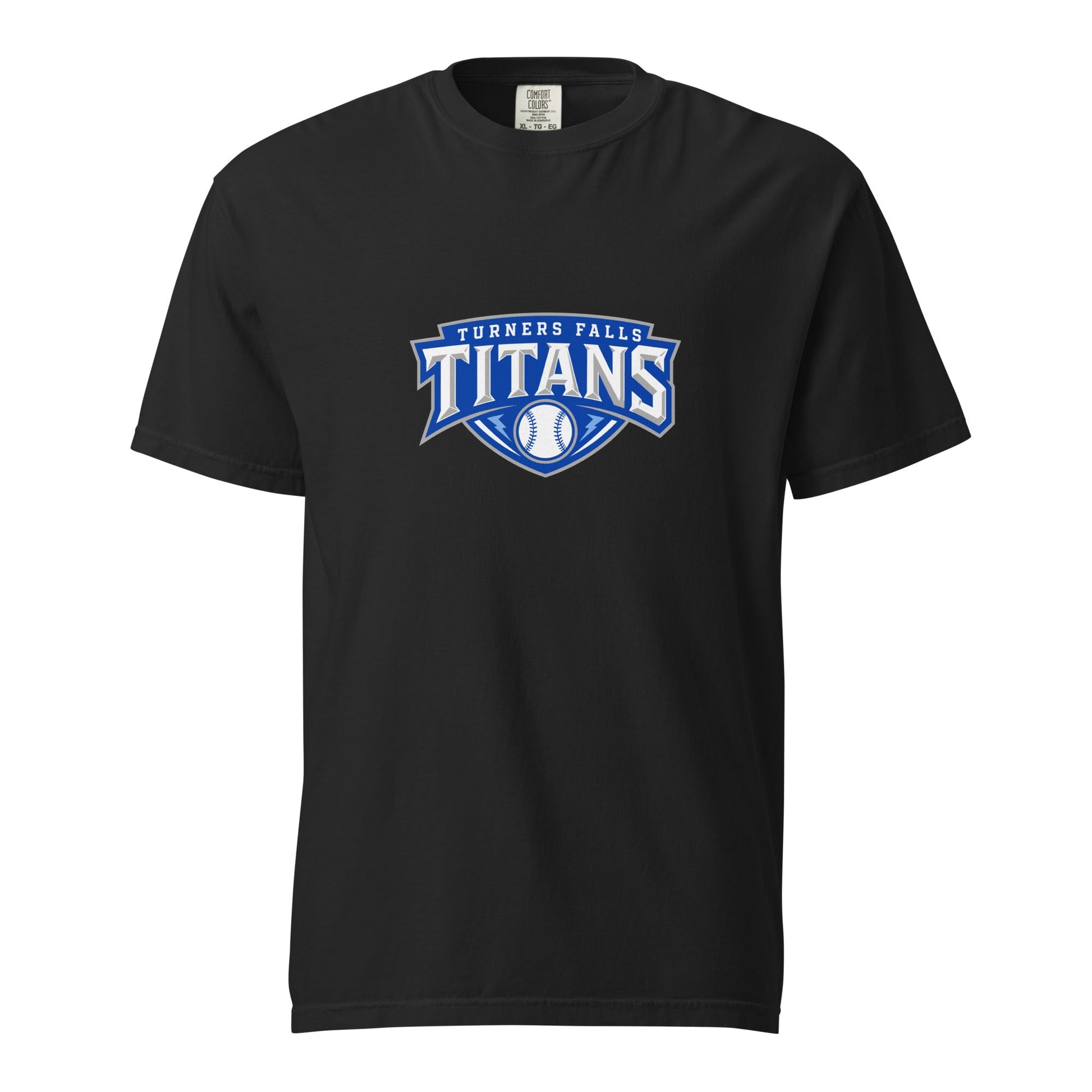 Signature | Comfort Colors T-Shirt | Turners Falls Titans | Titan Crest Logo