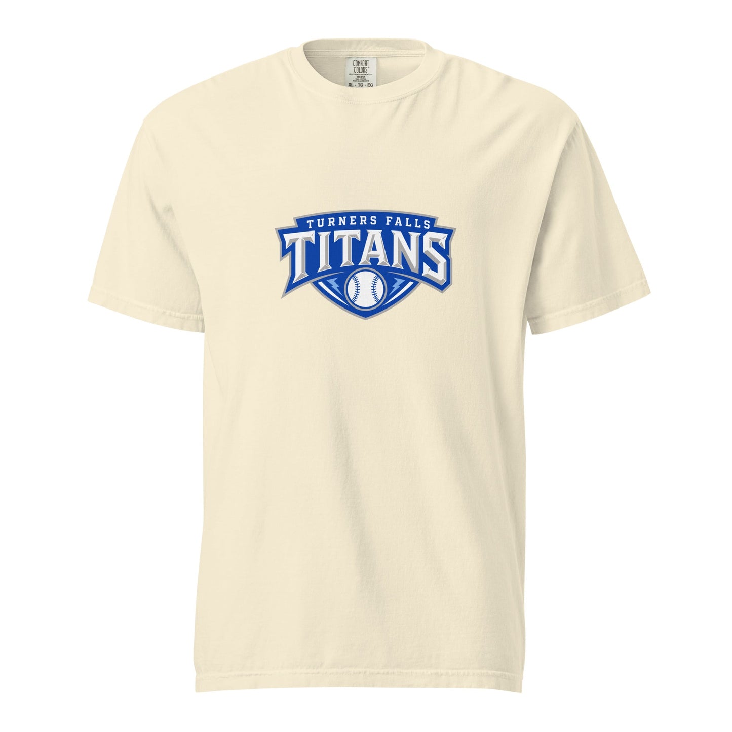 Signature | Comfort Colors T-Shirt | Turners Falls Titans | Titan Crest Logo