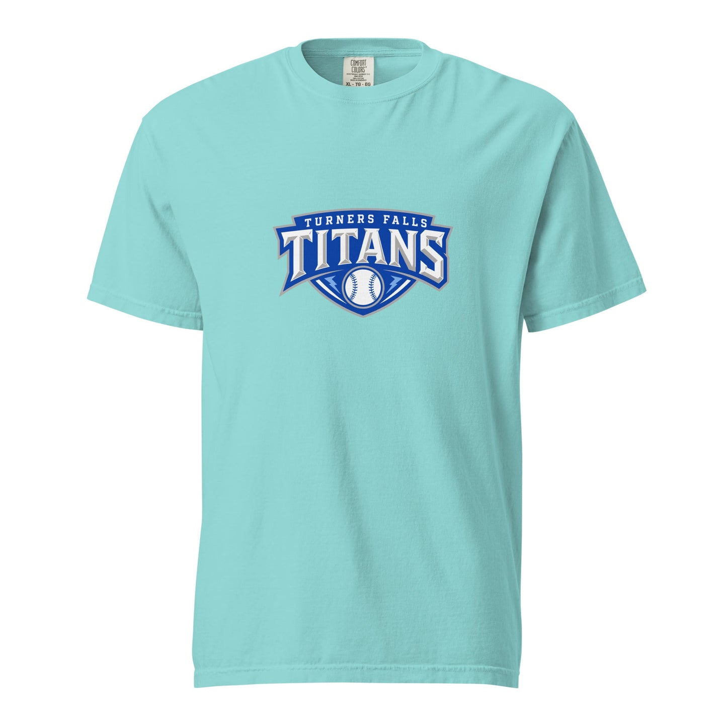 Signature | Comfort Colors T-Shirt | Turners Falls Titans | Titan Crest Logo
