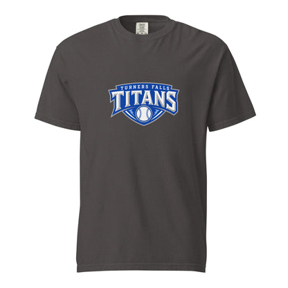 Signature | Comfort Colors T-Shirt | Turners Falls Titans | Titan Crest Logo