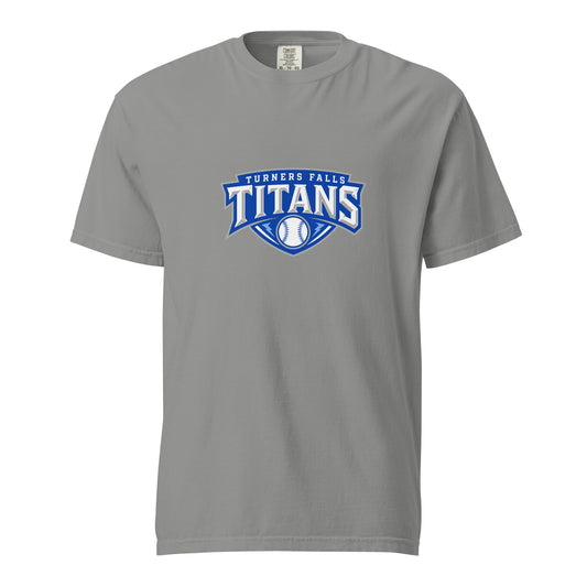 Signature | Comfort Colors T-Shirt | Turners Falls Titans | Titan Crest Logo