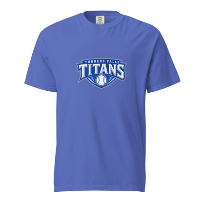 Signature | Comfort Colors T-Shirt | Turners Falls Titans | Titan Crest Logo