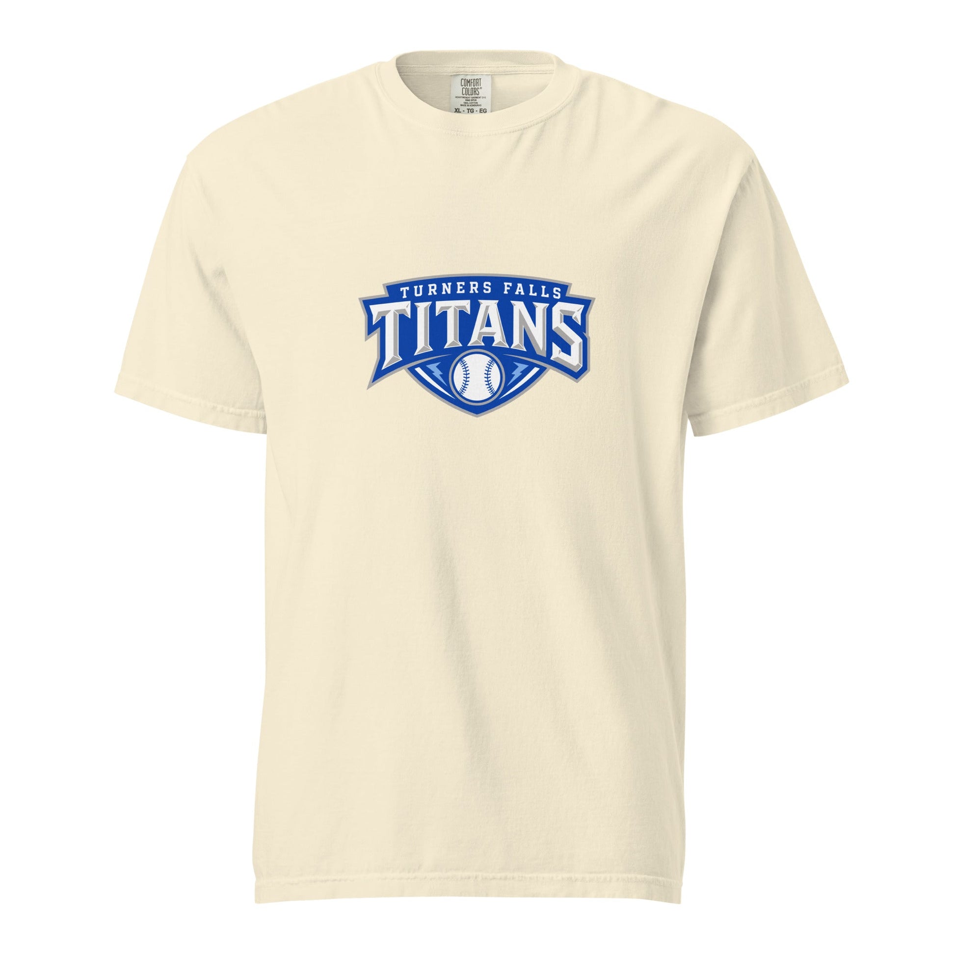 Signature | Comfort Colors T-Shirt | Turners Falls Titans | Titan Crest Logo