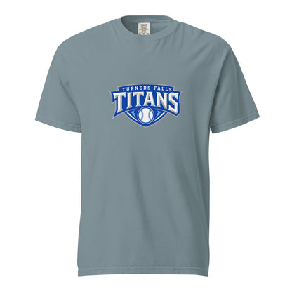 Signature | Comfort Colors T-Shirt | Turners Falls Titans | Titan Crest Logo