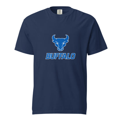 Signature | Comfort Colors T-Shirt | UB Womens Club Basketball | Vanguard Buffalo Crest Logo