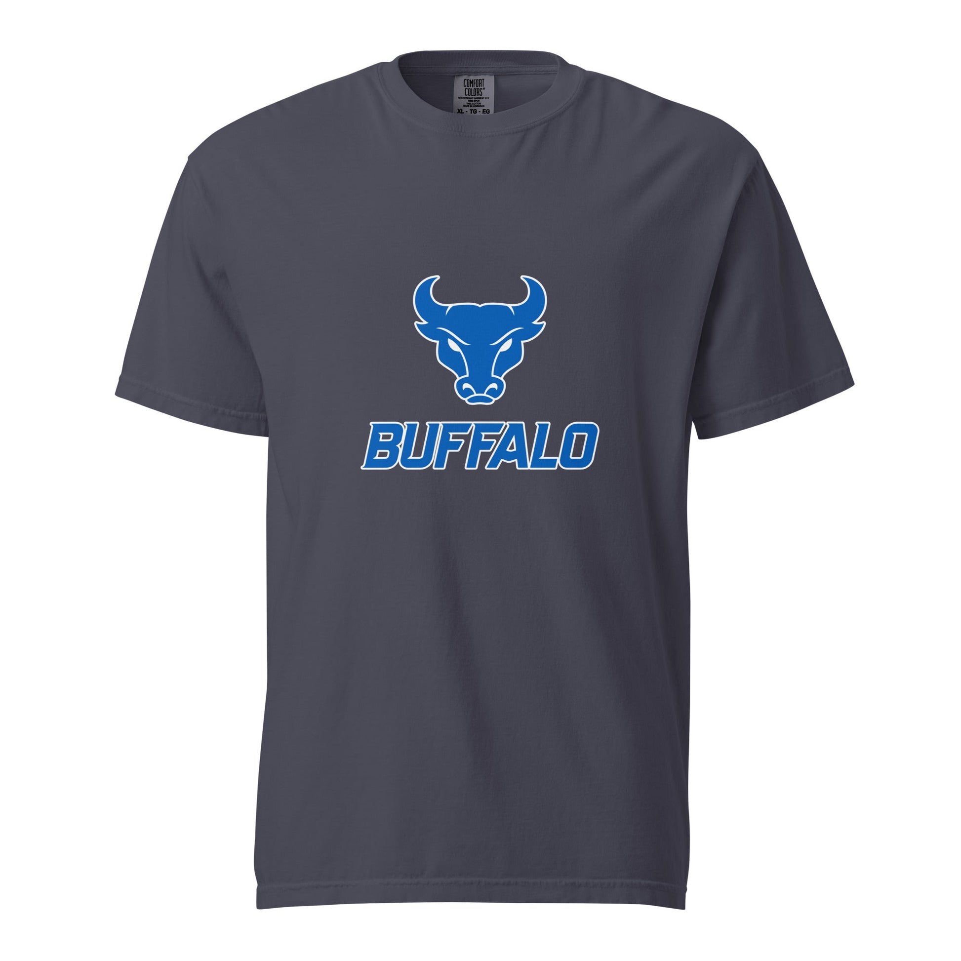 Signature | Comfort Colors T-Shirt | UB Womens Club Basketball | Vanguard Buffalo Crest Logo