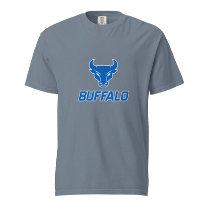 Signature | Comfort Colors T-Shirt | UB Womens Club Basketball | Vanguard Buffalo Crest Logo