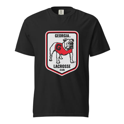 Signature | Comfort Colors T-Shirt | UGA Club Lacrosse | Shield Logo