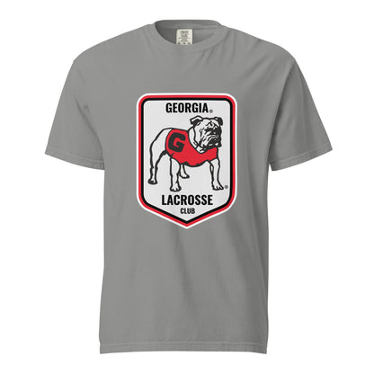Signature | Comfort Colors T-Shirt | UGA Club Lacrosse | Shield Logo