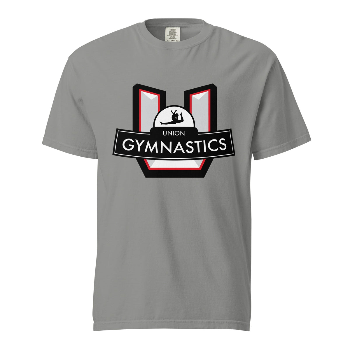 Signature | Comfort Colors T-Shirt | Union Gymnastics | Crest Logo