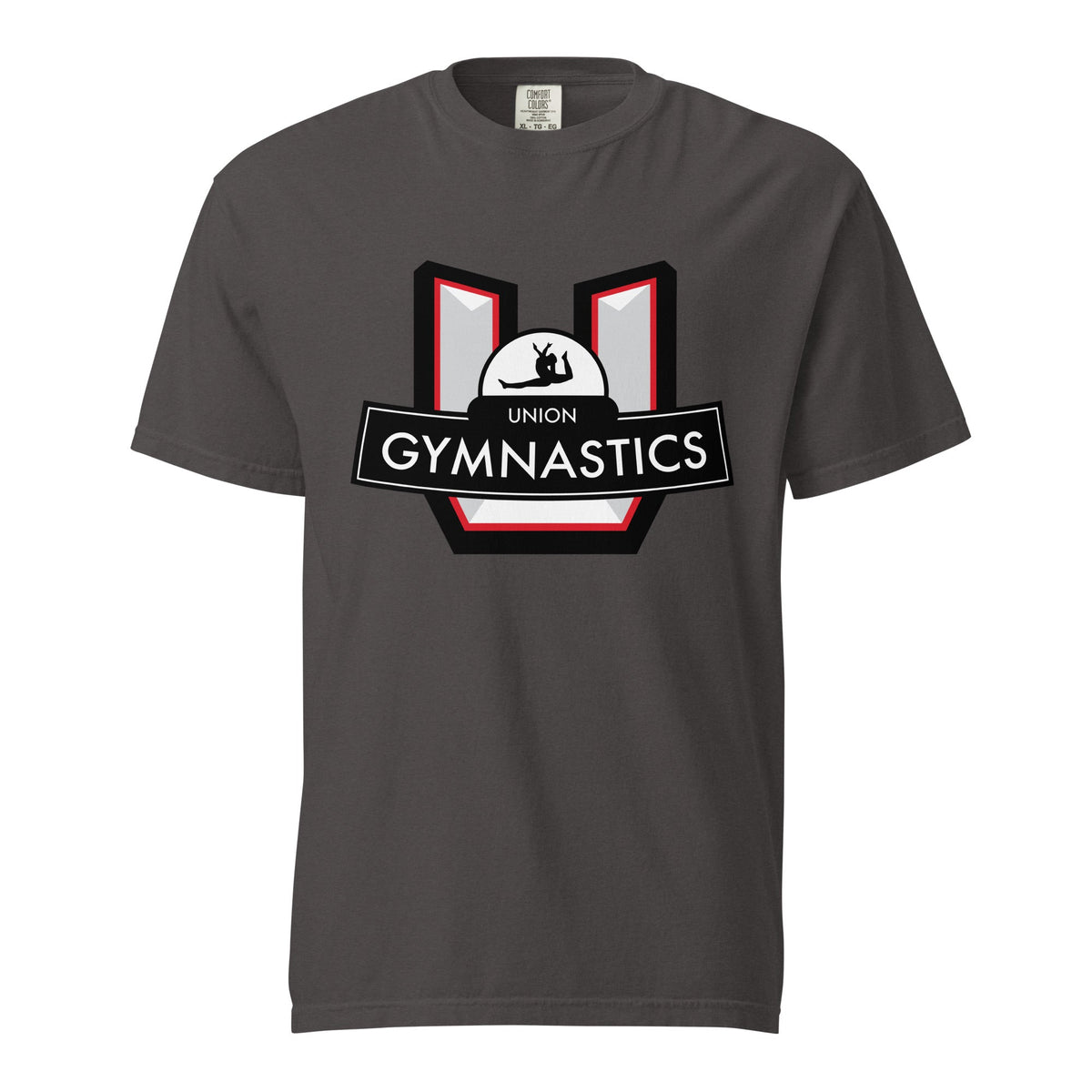 Signature | Comfort Colors T-Shirt | Union Gymnastics | Crest Logo