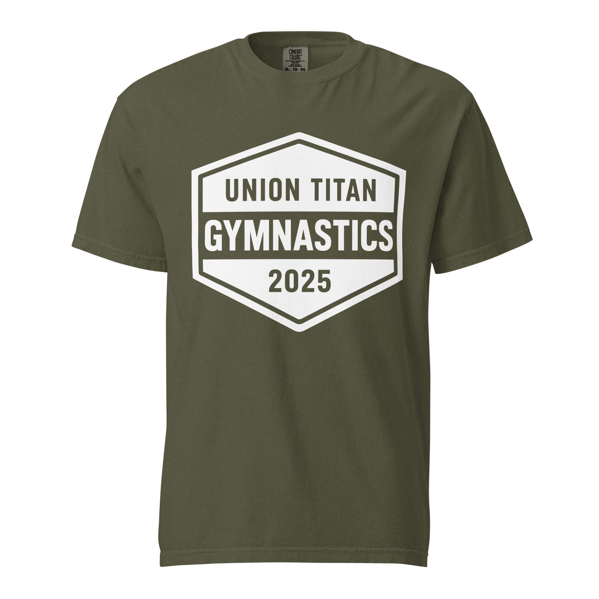 Signature | Comfort Colors T-Shirt | Union Gymnastics | Valor Logo