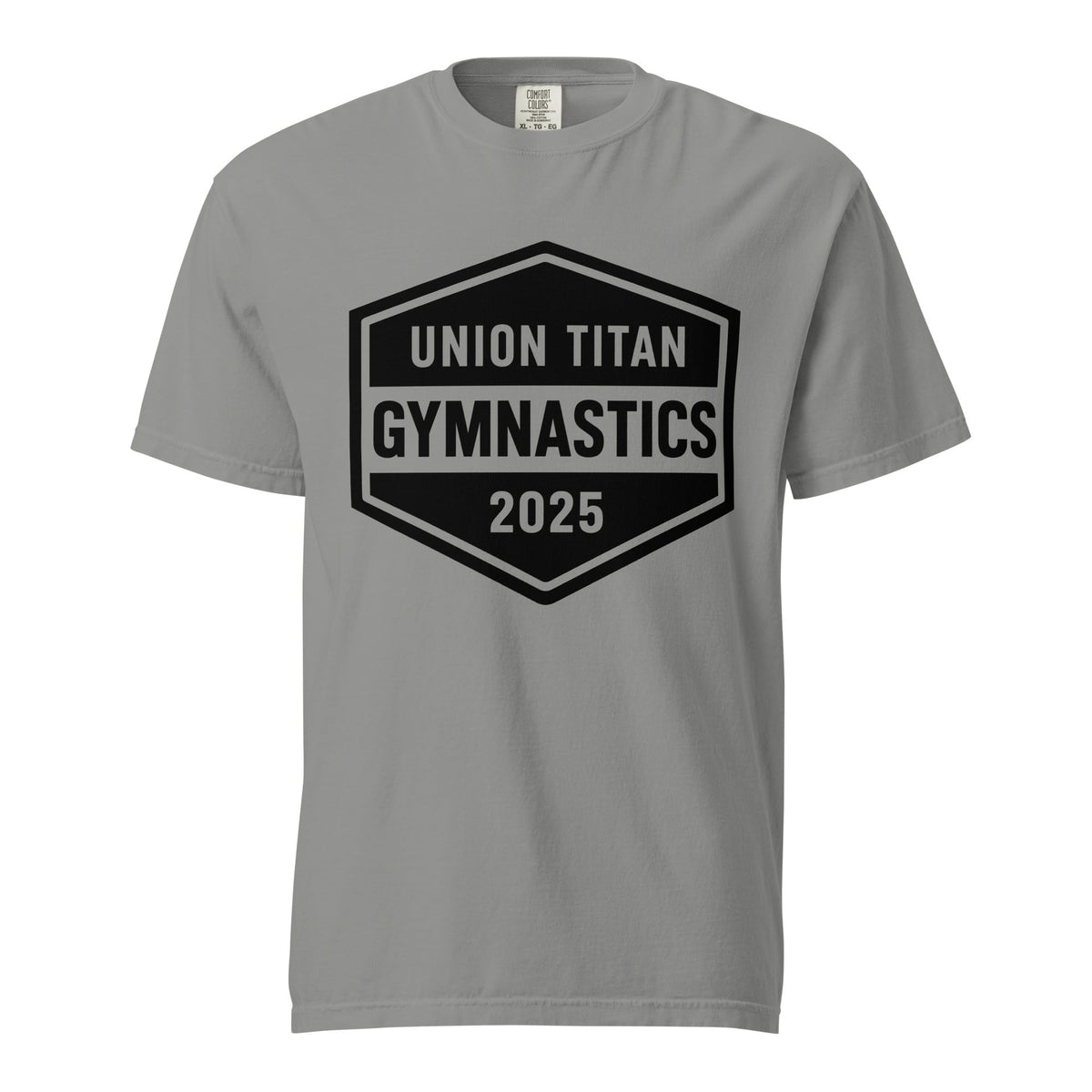 Signature | Comfort Colors T-Shirt | Union Gymnastics | Vanguard Logo