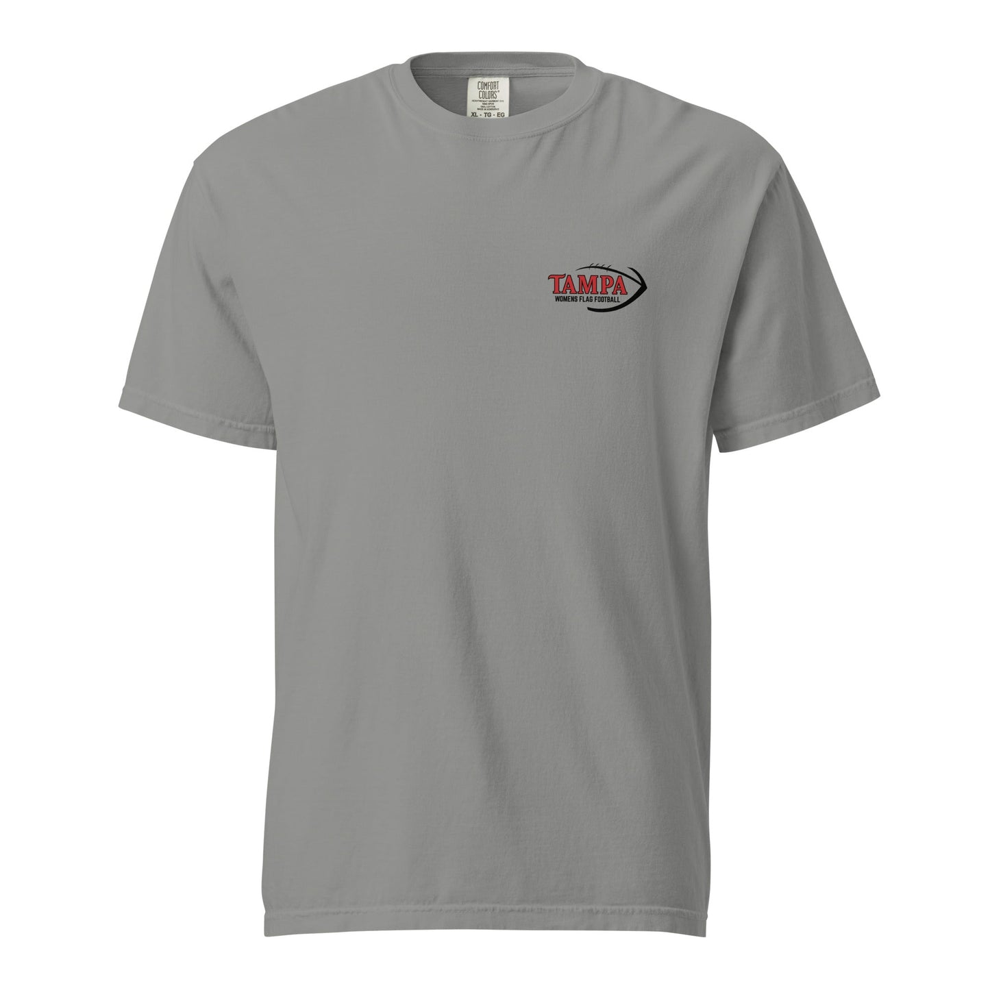 Signature | Comfort Colors T-Shirt | University of Tampa Women's Flag Football | Alt Logo