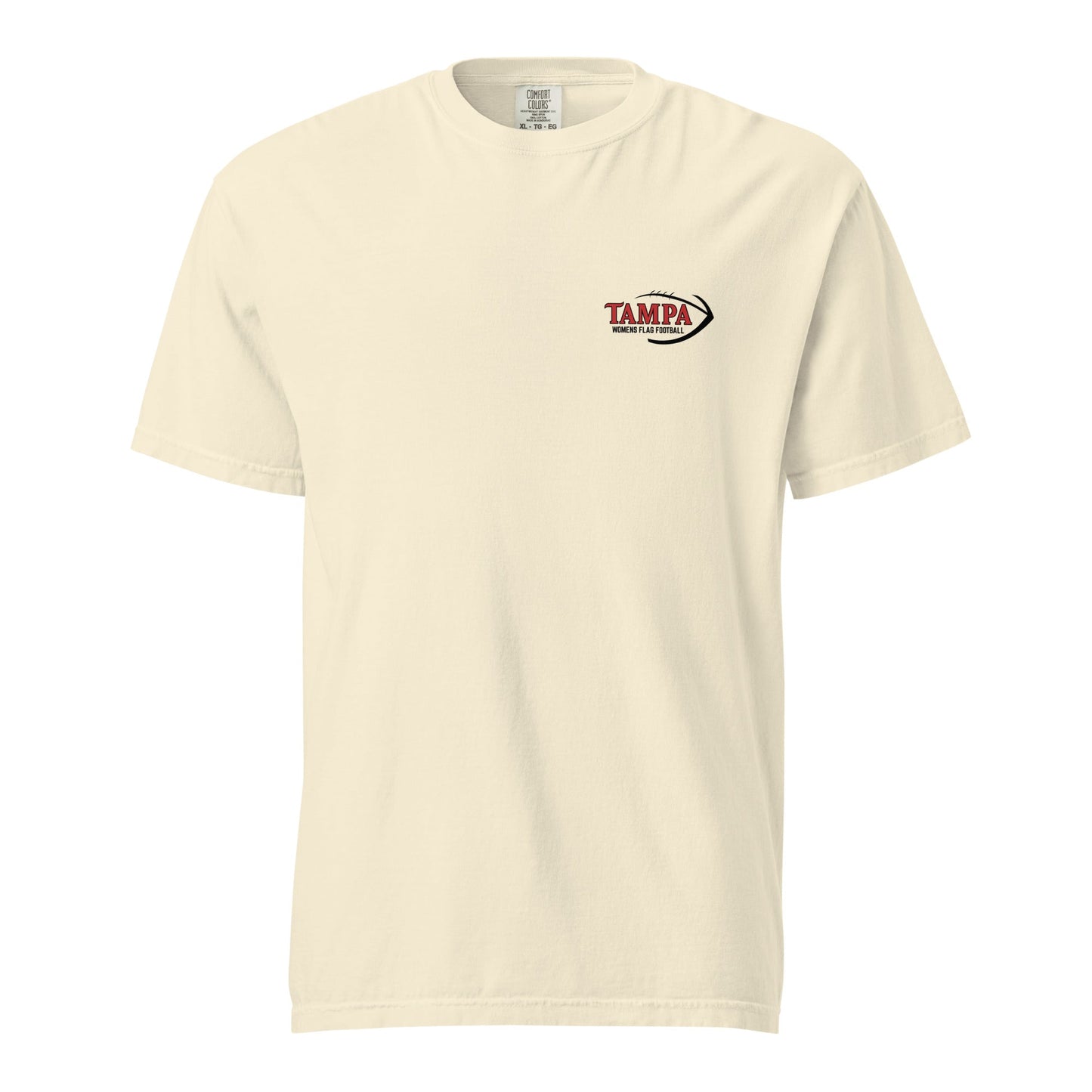 Signature | Comfort Colors T-Shirt | University of Tampa Women's Flag Football | Alt Logo