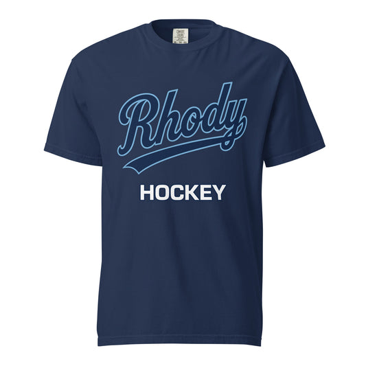 Signature | Comfort Colors T-Shirt | URI Men’s Hockey | Athletics Logo