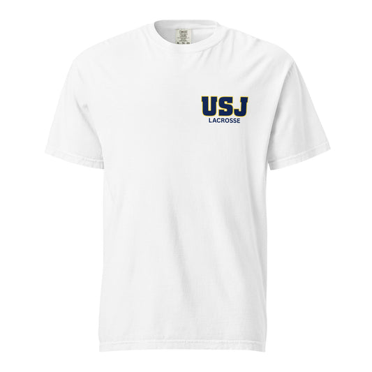 Signature | Comfort Colors T-Shirt | USJ women’s lacrosse | USJ Emblem Logo