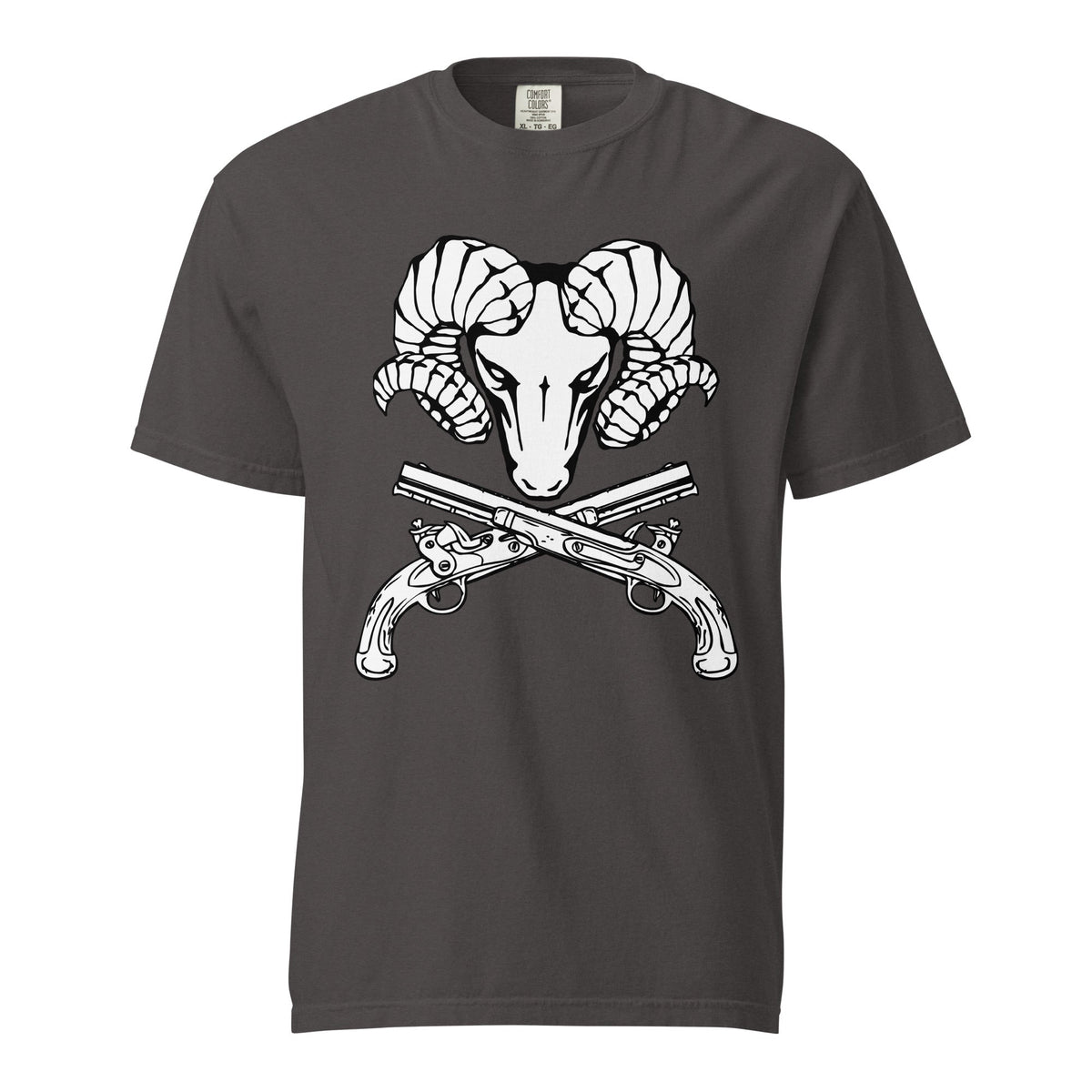 Signature | Comfort Colors T-Shirt | USNA Pistol Team | Emblem Logo