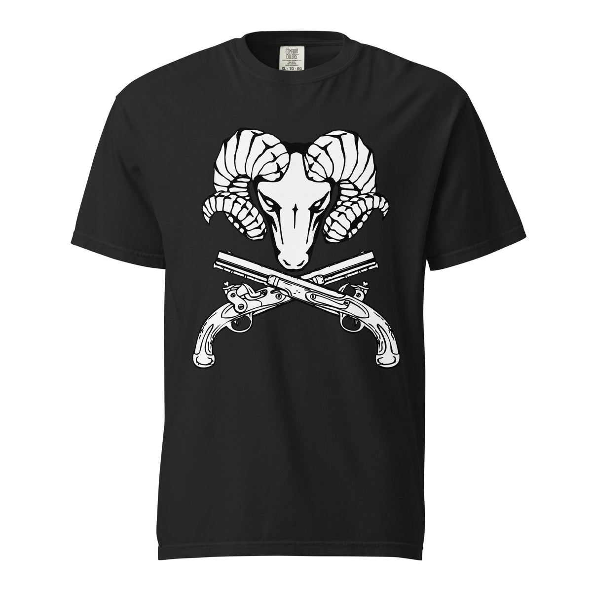 Signature | Comfort Colors T-Shirt | USNA Pistol Team | Emblem Logo