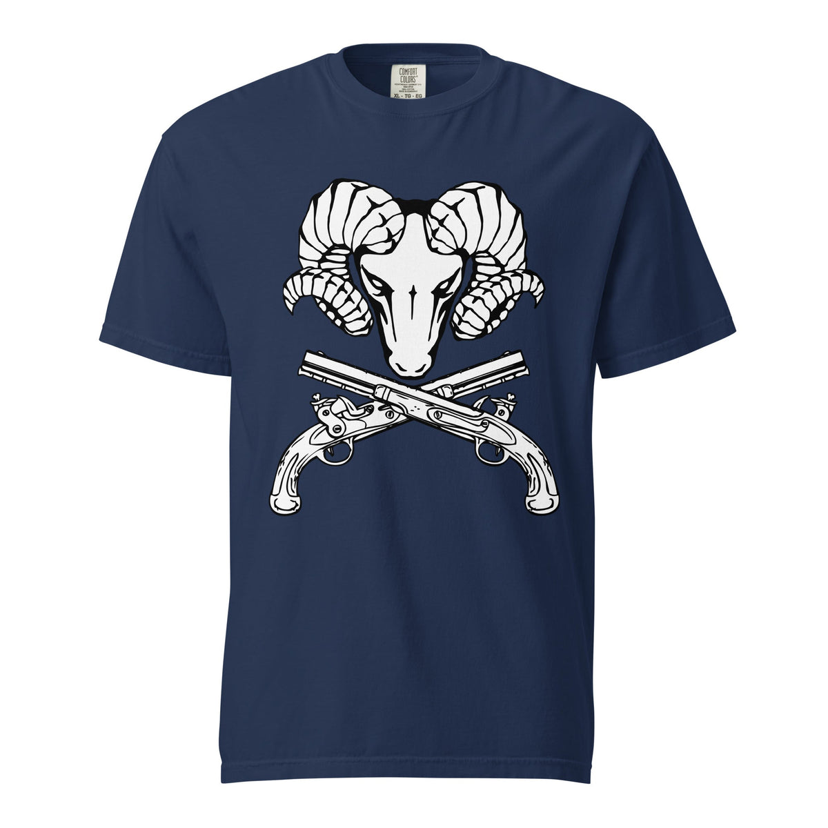 Signature | Comfort Colors T-Shirt | USNA Pistol Team | Emblem Logo