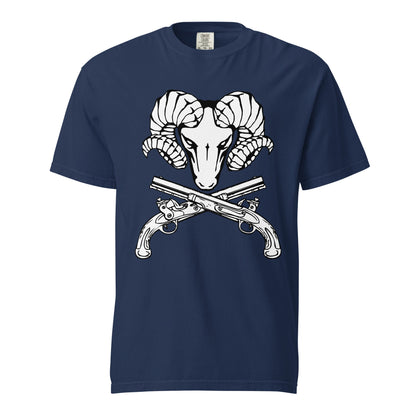 Signature | Comfort Colors T-Shirt | USNA Pistol Team | Emblem Logo