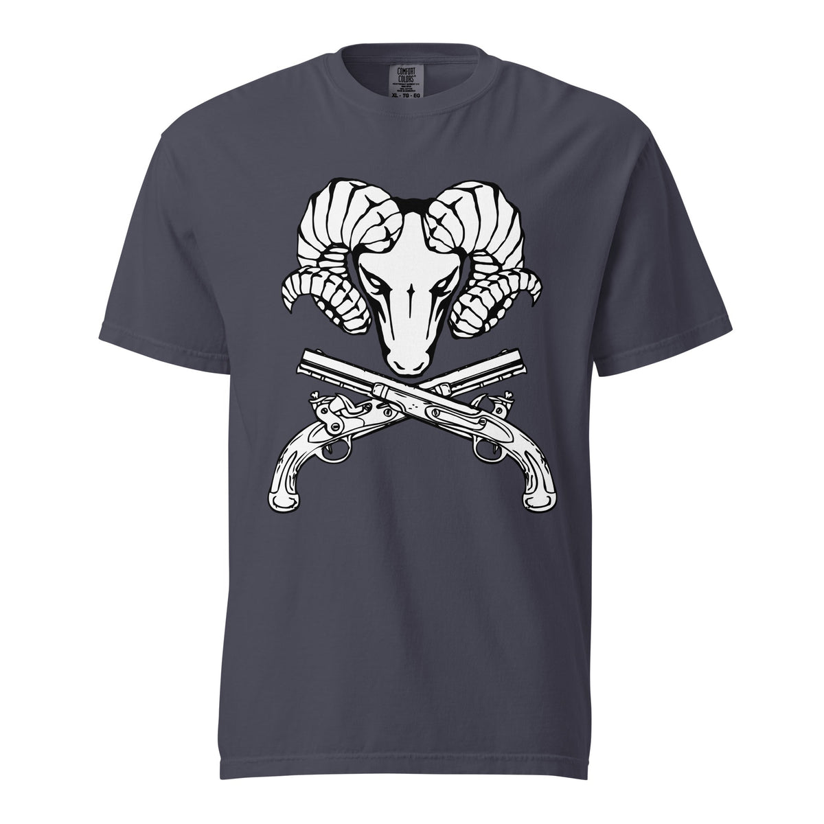 Signature | Comfort Colors T-Shirt | USNA Pistol Team | Emblem Logo